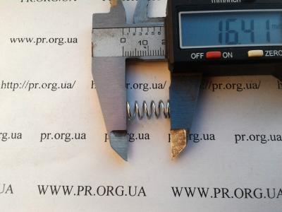 Пружина стиснення 0,8 х 7,5 х 16,5 (Артикул: S7463)
