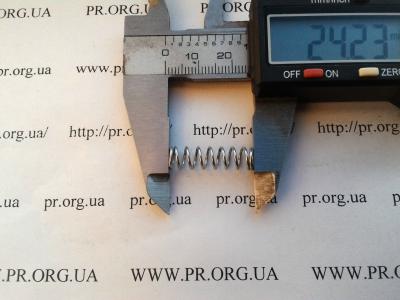 Пружина сжатия 0,8 х 6,6 х 24 (Артикул: S7470)