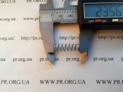 Пружина сжатия 0,8 х 6,6 х 23,5 (Артикул: S7471)