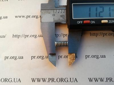 Пружина сжатия 0,8 х 6 х 11 (Артикул: S7477)