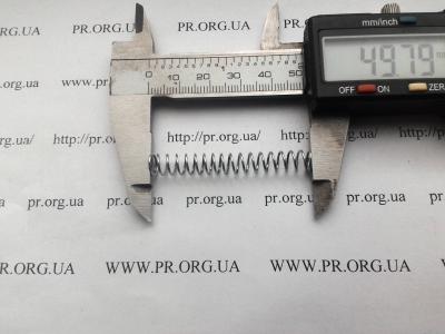 Пружина сжатия 0,7 х 7 х 49,8 (Артикул: S7483)