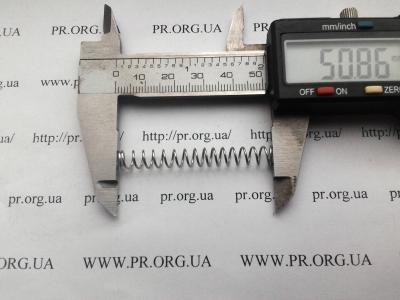 Пружина сжатия 0,7 х 6,4 х 50,5 (Артикул: S7491)