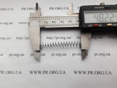 Пружина сжатия 0,7 х 6,3 х 48 (Артикул: S7493)