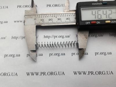 Пружина стиснення 0,7 х 6,4 х 46,5 (Артикул: S7494)