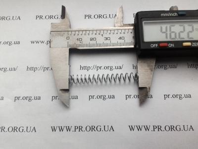 Пружина сжатия 0,7 х 6,3 х 46 (Артикул: S7496)