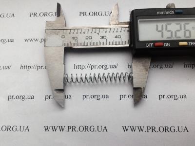 Пружина сжатия 0,7 х 6,4 х 45 (Артикул: S7498)