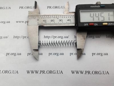 Пружина сжатия 0,7 х 6,3 х 44,5 (Артикул: S7499)