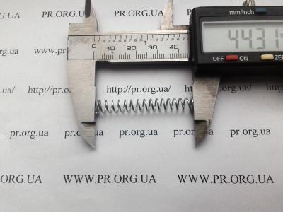 Пружина сжатия 0,7 х 6,3 х 44 (Артикул: S7500)