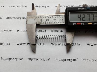 Пружина стиснення 0,7 х 6,3 х 42,5 (Артикул: S7503)