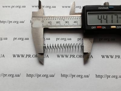Пружина сжатия 0,7 х 6,5 х 44,2 (Артикул: S7506)