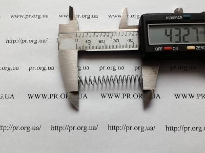 Пружина сжатия 0,7 х 6,5 х 43,2 (Артикул: S7507)