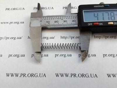 Пружина сжатия 0,7 х 6,4 х 41,8 (Артикул: S7514)