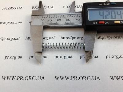 Пружина сжатия 0,7 х 6,5 х 42 (Артикул: S7516)
