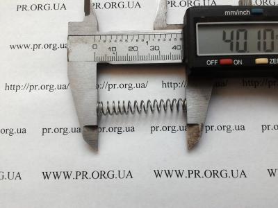 Пружина сжатия 0,7 х 6,5 х 40 (Артикул: S7523)