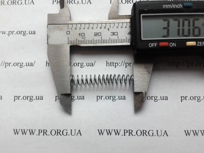 Пружина стиснення 0,7 х 6,6 х 37 (Артикул: S7534)