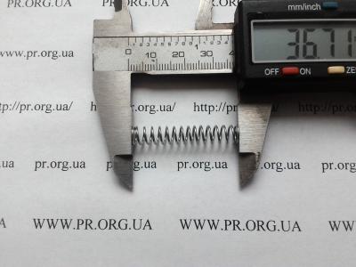Пружина сжатия 0,7 х 6,6 х 36,5 (Артикул: S7535)