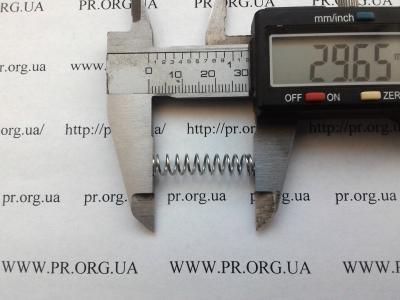 Пружина сжатия 0,7 х 6,5 х 29,5 (Артикул: S7542)