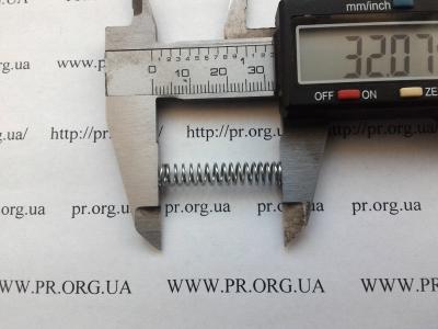 Пружина сжатия 0,7 х 6,2 х 32 (Артикул: S7543)