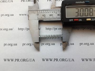 Пружина стиснення 0,7 х 6,3 х 30 (Артикул: S7544)