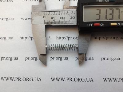 Пружина стиснення 0,7 х 6,5 х 31 (Артикул: S7546)