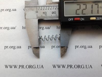 Пружина сжатия 0,6 х 6,2 х 22 (Артикул: S7557)