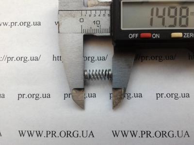 Пружина сжатия 0,6 х 6 х 15 (Артикул: S7560)