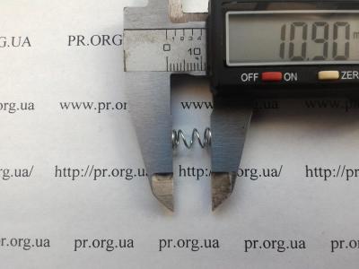 Пружина стиснення 0,6 х 6 х 11 (Артикул: S7562)