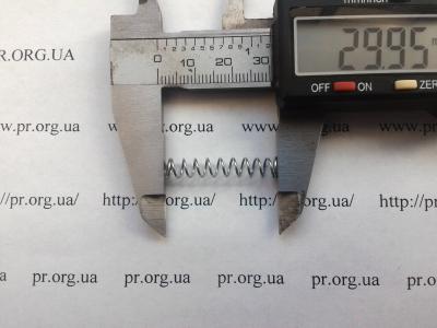 Пружина сжатия 0,6 х 5,6 х 30 (Артикул: S7568)