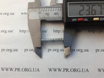 Пружина сжатия 0,6 х 5,1 х 23,5 (Артикул: S7573)