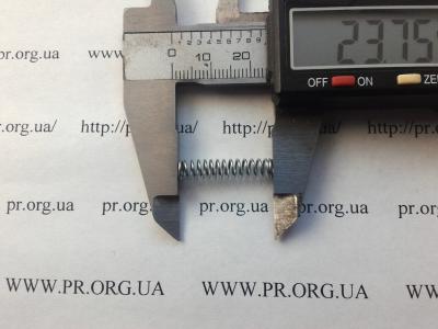 Пружина сжатия 0,6 х 5 х 23,5 (Артикул: S7574)