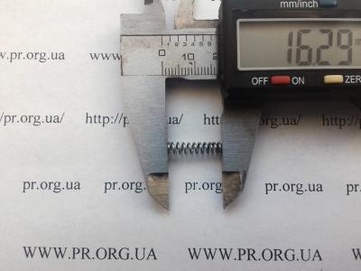 Пружина стиснення 0,6 х 4,2 х 16,2 (Артикул: S7599)