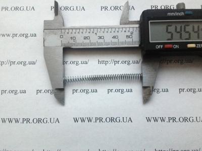 Пружина сжатия 0,5 х 4,2 х 54,5 (Артикул: S7605)