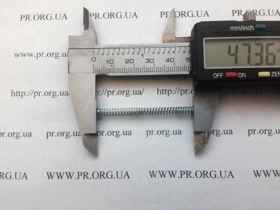 Пружина сжатия 0,5 х 4,1 х 47,5 (Артикул: S7611)