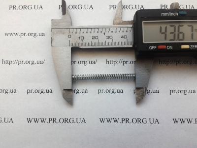 Пружина сжатия 0,5 х 4,2 х 43,5 (Артикул: S7614)
