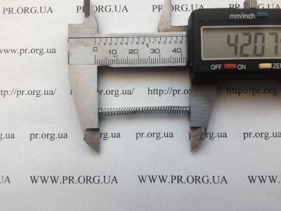 Пружина сжатия 0,5 х 4 х 42 (Артикул: S7616)