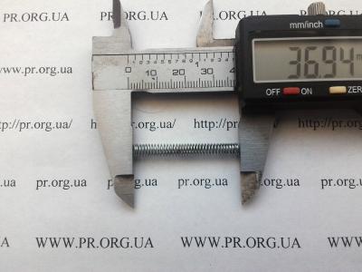Пружина стиснення 0,5 х 4,3 х 37 (Артикул: S7620)