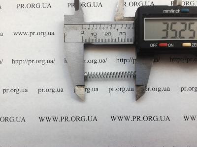 Пружина стиснення 0,5 х 4,7 х 35 (Артикул: S7621)