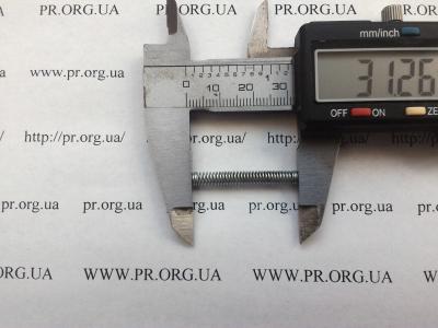 Пружина сжатия 0,5 х 4 х 31 (Артикул: S7626)