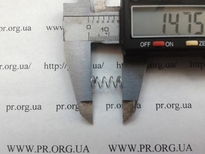 Пружина сжатия 0,5 х 6,2 х 14,7 (Артикул: S7630)
