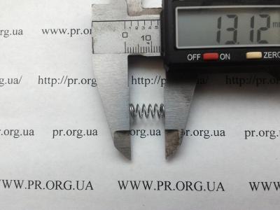 Пружина стиснення 0,5 х 6 х 13 (Артикул: S7631)