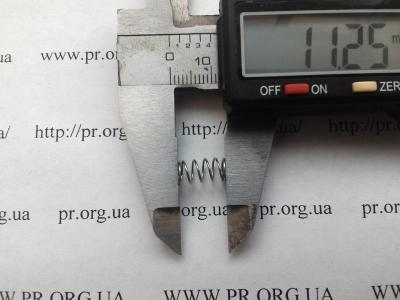 Пружина стиснення 0,5 х 5,9 х 11 (Артикул: S7632)