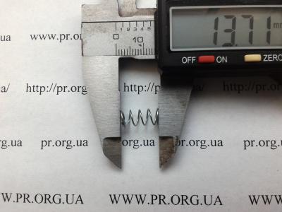 Пружина сжатия 0,5 х 6,2 х 13,7 (Артикул: S7633)