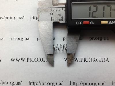 Пружина стиснення 0,5 х 6 х 12 (Артикул: S7635)