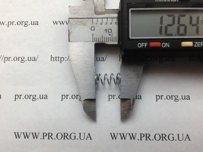 Пружина сжатия 0,5 х 6,3 х 12,5 (Артикул: S7638)