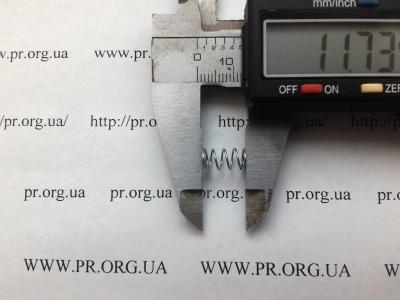Пружина сжатия 0,5 х 6,3 х 11,5 (Артикул: S7640)