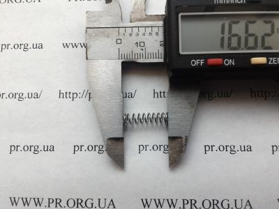 Пружина сжатия 0,5 х 4,5 х 16,6 (Артикул: S7669)