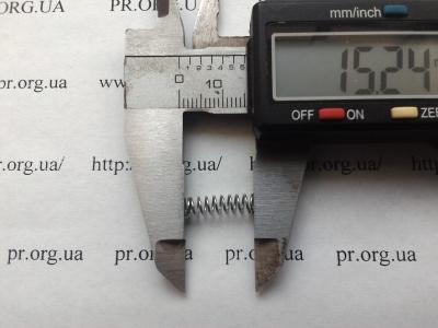 Пружина сжатия 0,5 х 4,5 х 15 (Артикул: S7680)