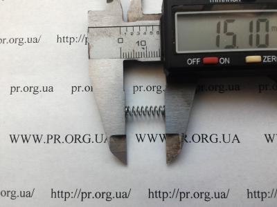 Пружина сжатия 0,5 х 4,5 х 15,1 (Артикул: S7684)