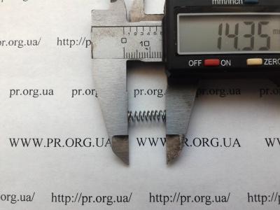 Пружина сжатия 0,5 х 4,5 х 14,5 (Артикул: S7691)