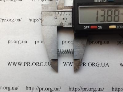 Пружина стиснення 0,5 х 4,5 х 14 (Артикул: S7693)
